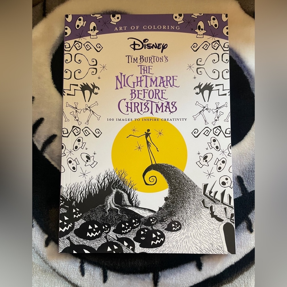 Disney Nightmare Before Christmas Art of Coloring BOOK of 100 images NBC Jack